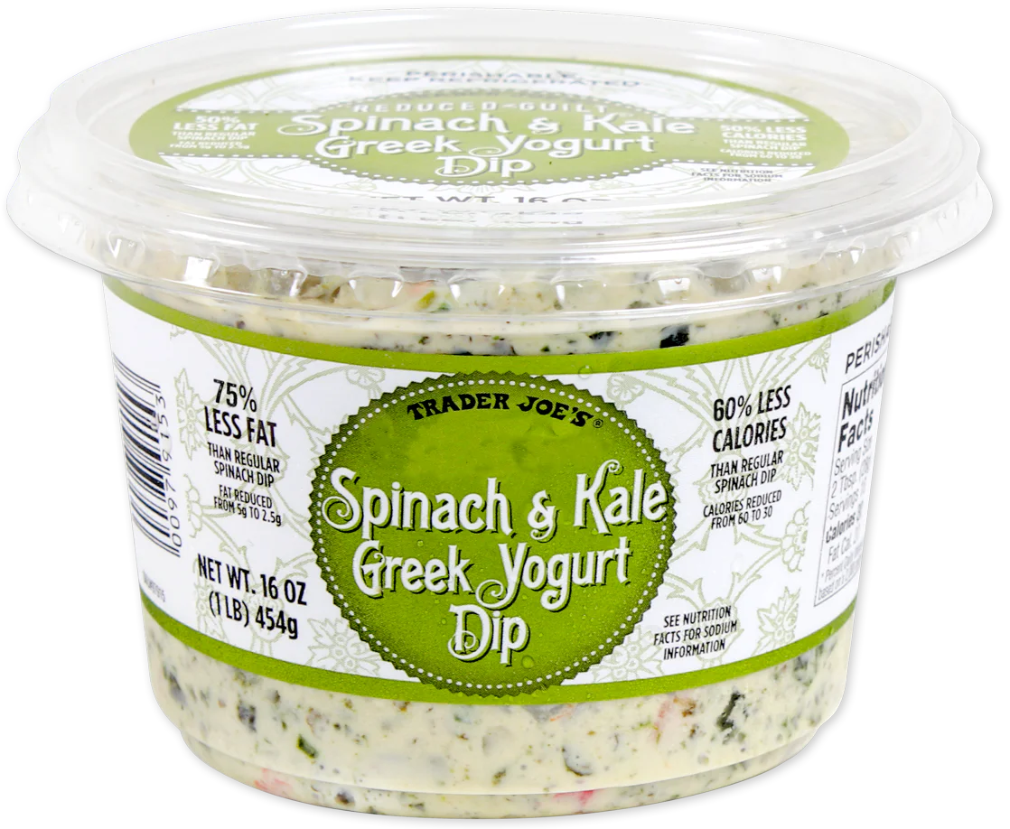 Reduced Guilt Spinach & Kale Greek Yogurt Dip – Light Creamy Veggie Dip with Greek Yogurt