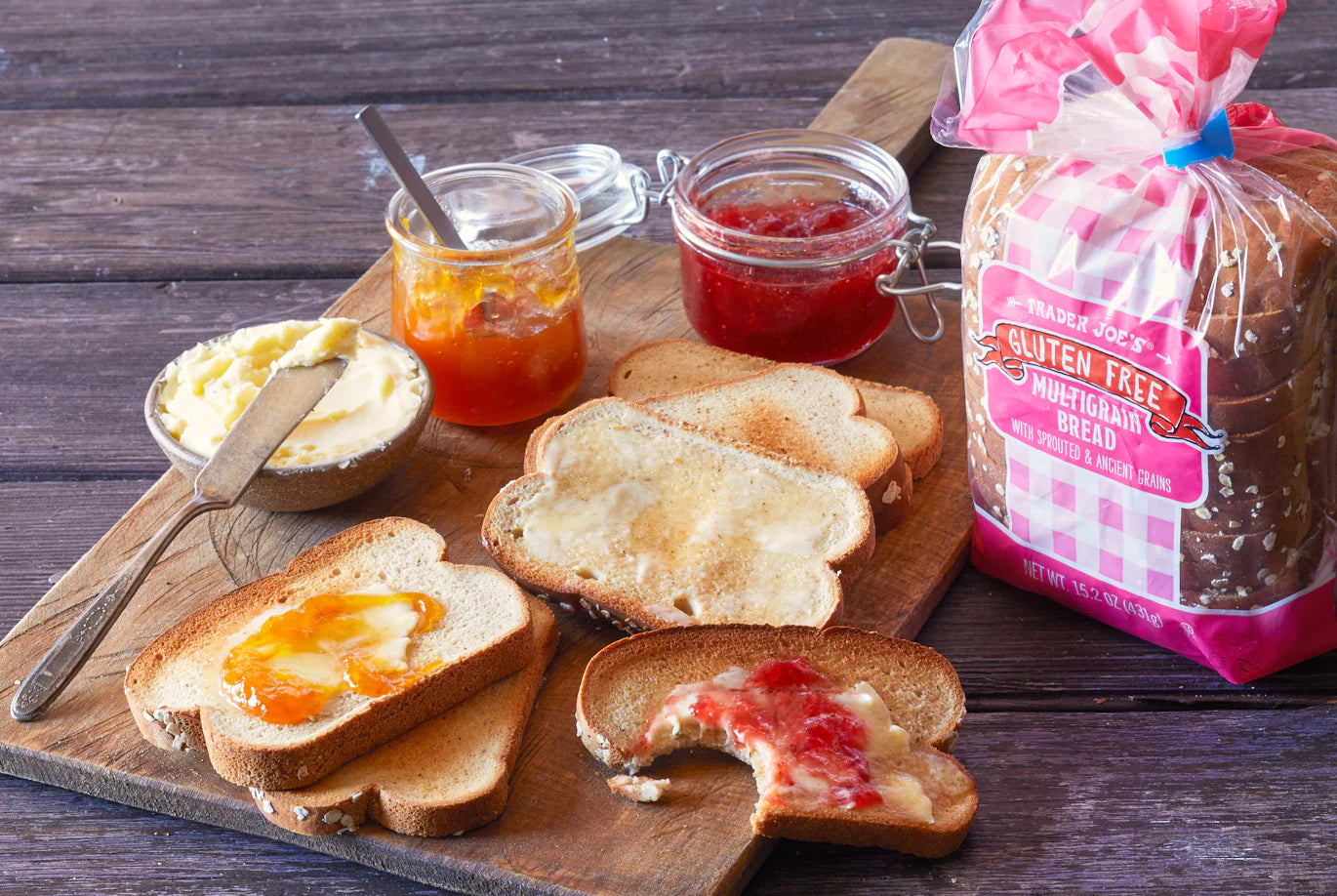 Trader Joes Gluten Free Multigrain Bread 15.2 Oz