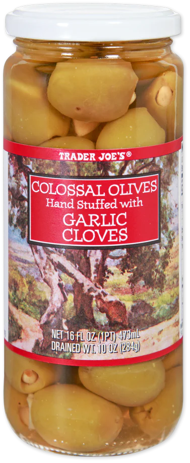 Colossal Olives Stuffed with Garlic Cloves 16 fl oz