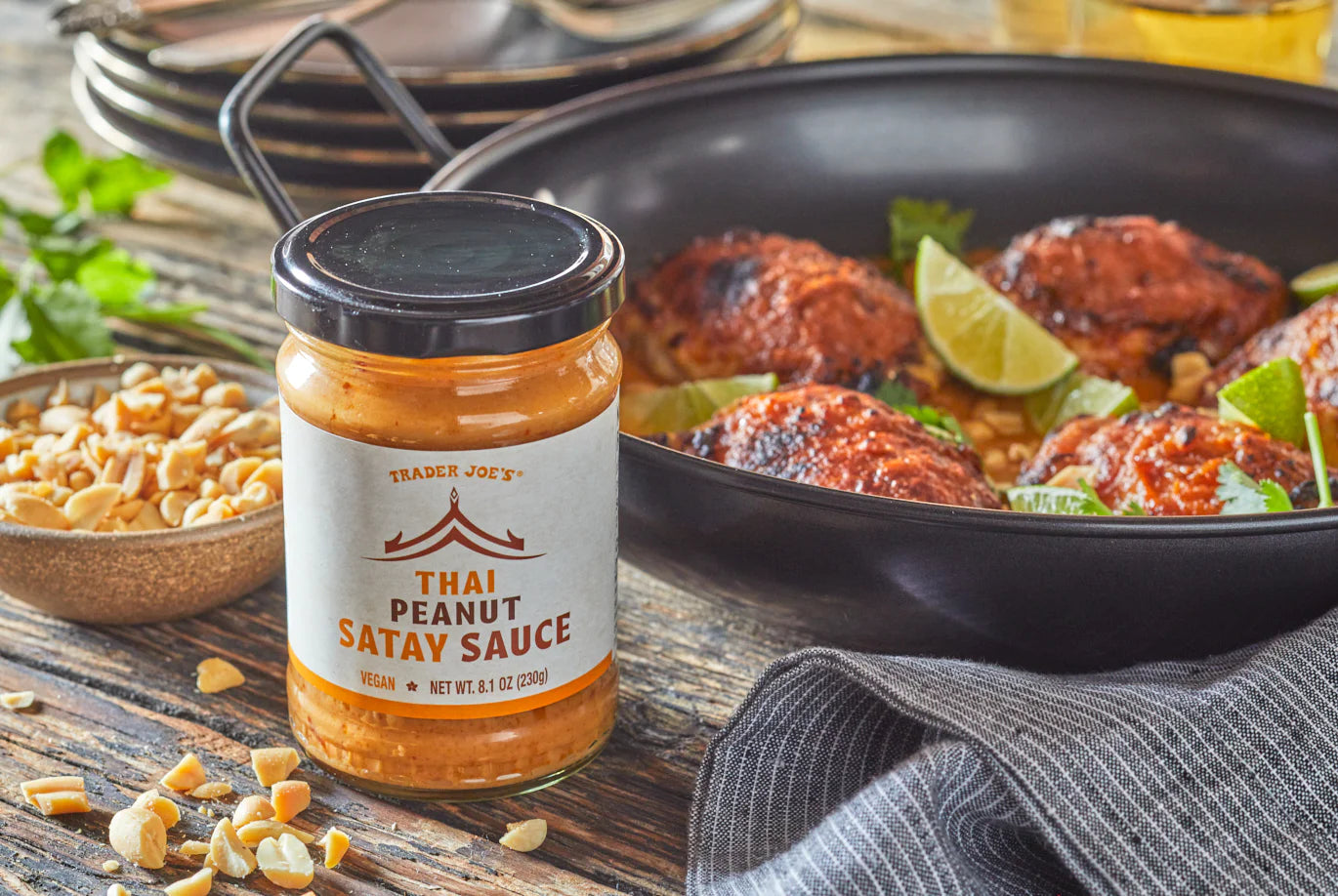 Thai Peanut Satay Sauce 8.1 Oz