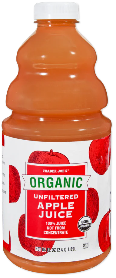Organic Unfiltered Apple Juice 64 Fl Oz