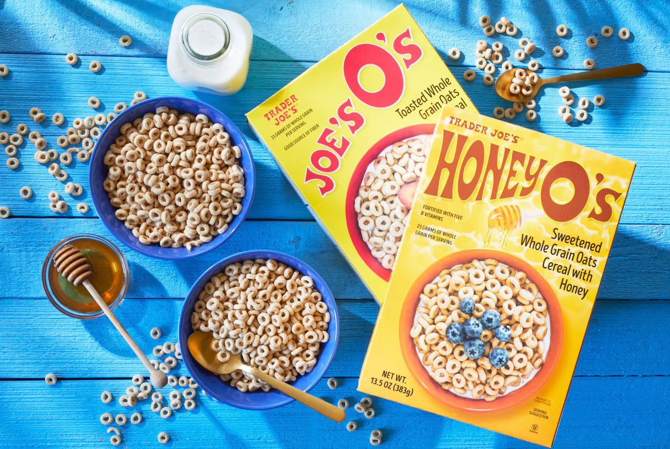 Trader Joes Honey O's Cereal/13.5 Oz