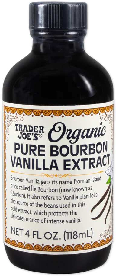 Trader Joes Organic Pure Bourbon Vanilla Extract 4 Fl Oz