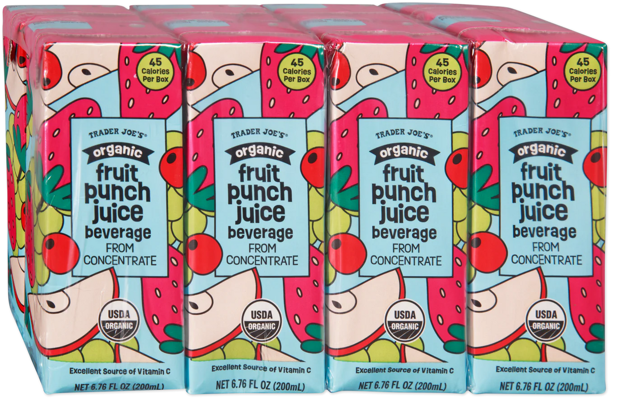 Organic Fruit Punch Juice Beverage 1 Box(200mL)