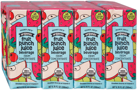 Organic Fruit Punch Juice Beverage 1 Box(200mL)