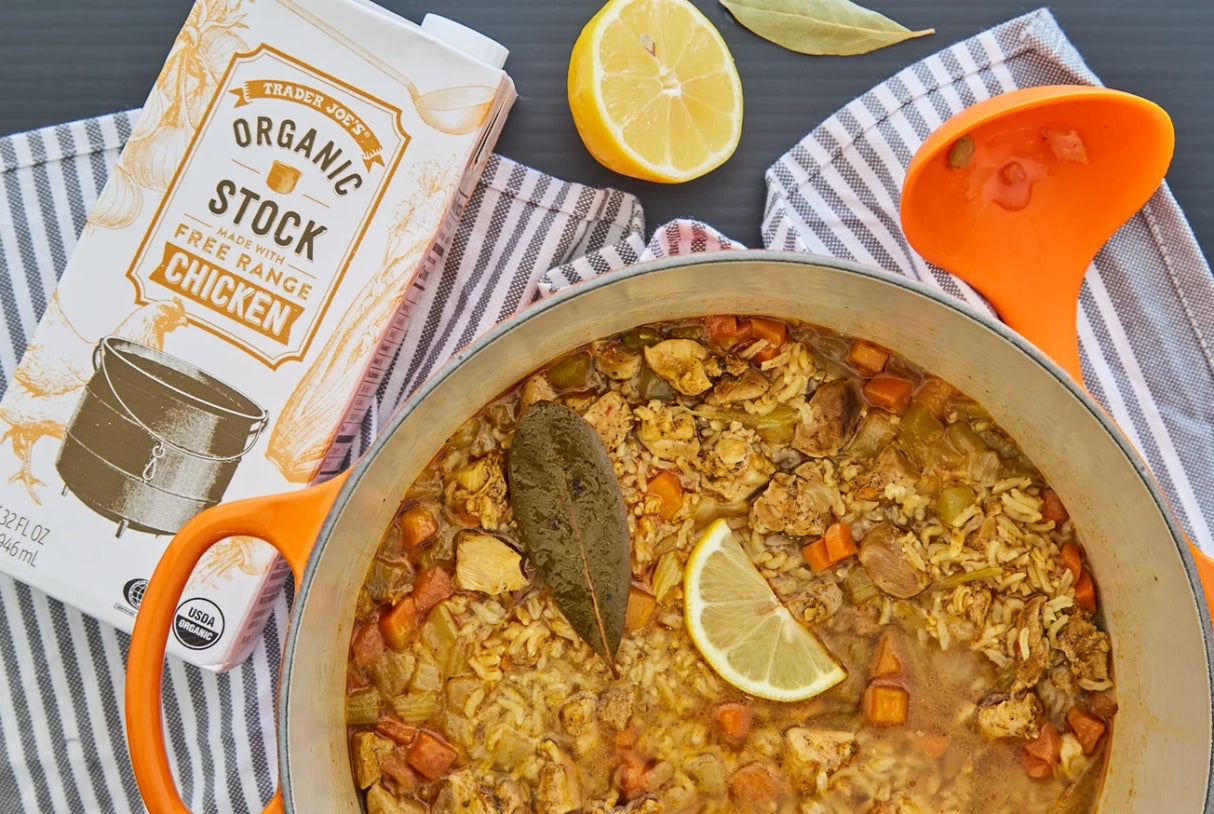 Trader Joe’s Organic Free Range Chicken Stock – Rich & Flavorful