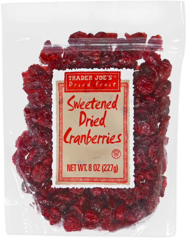 Sweetened Dried Cranberries 8 Oz
