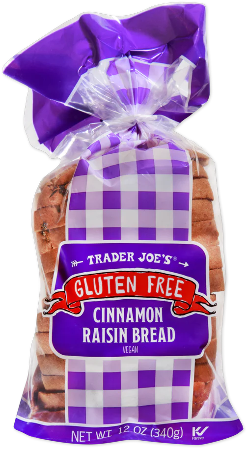 Gluten Free Cinnamon Raisin Bread/12 Oz