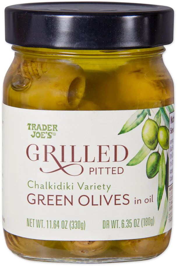 Grilled Pitted Green Olives/11.64 Oz