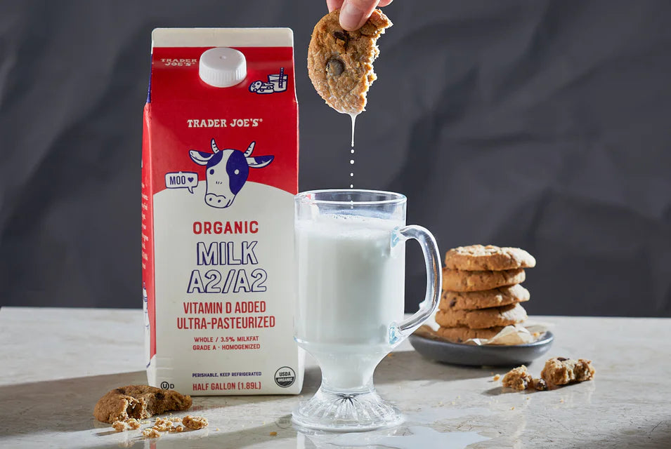 Organic A2 Whole Milk Creamy Easy Digest Dairy Milk 64 Fl Oz