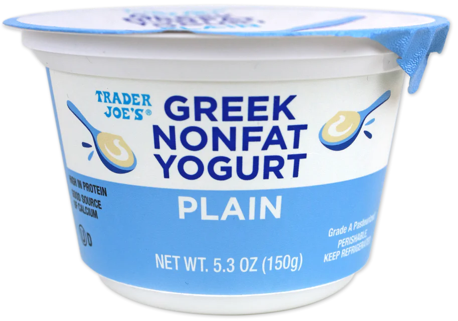 Nonfat Plain Greek Yogurt High Protein Fat Free Creamy 5.3 Oz