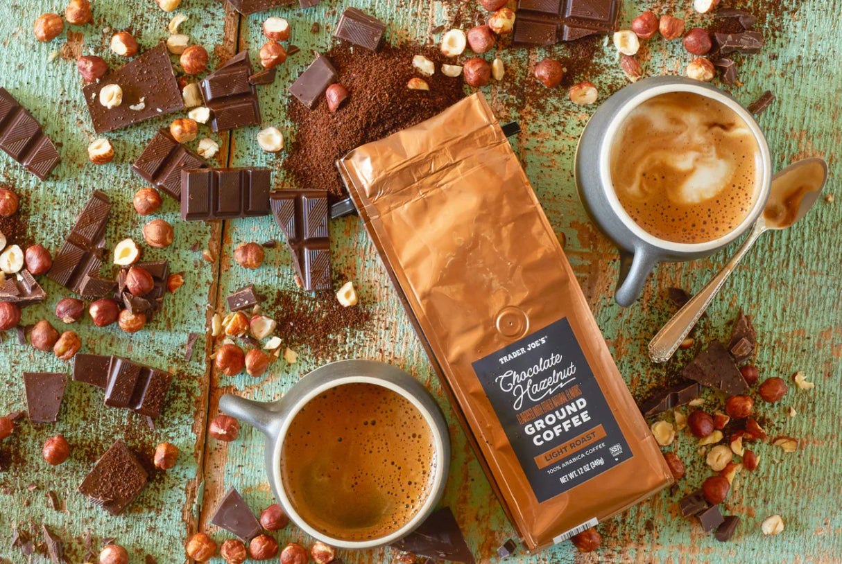 Chocolate Hazelnut Ground Arabica Flavored Smooth Brew coffee 12 Oz