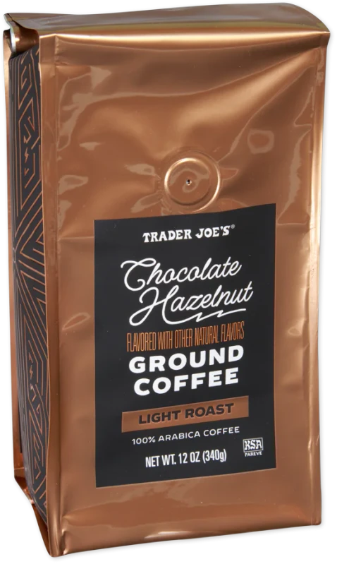 Chocolate Hazelnut Ground Arabica Flavored Smooth Brew coffee 12 Oz