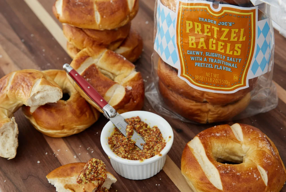 Pretzel Bagels 18 Oz Soft Chewy Pretzel Style Bagels