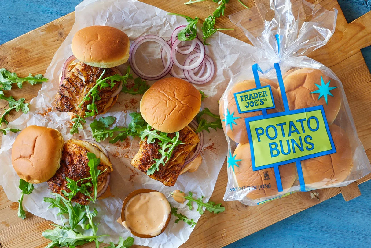 Potato Buns 15 Oz Soft Burger Buns with Potato Flour
