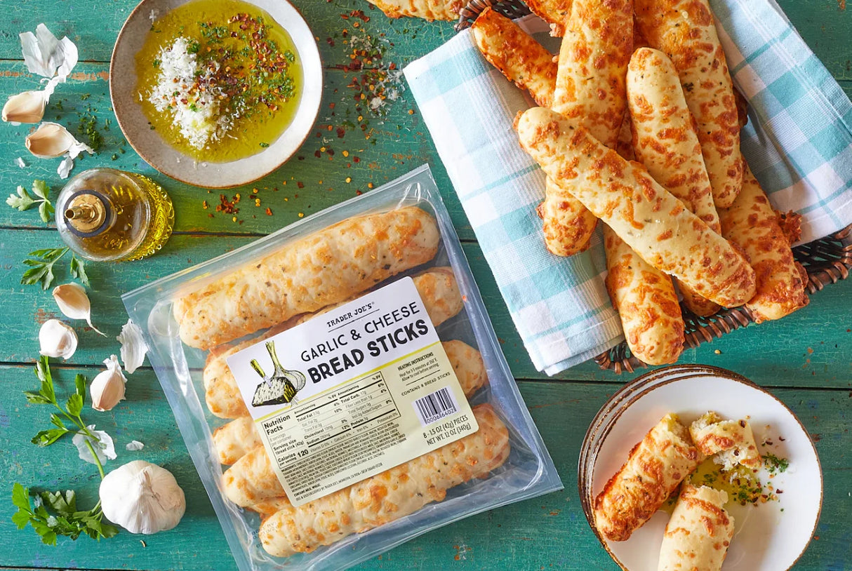 Garlic & Cheese Bread Sticks 12 Oz Soft Cheesy Herb Bread Sticks