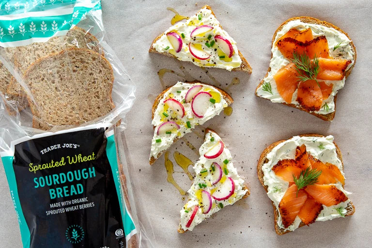 Sprouted Wheat Sourdough Bread 24 Oz Organic High Protein Artisan Loaf