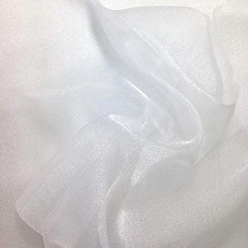 Sparkle Crystal Sheer Organza Fabric Shiny for Fashion, Crafts, Decorations 60″ Width