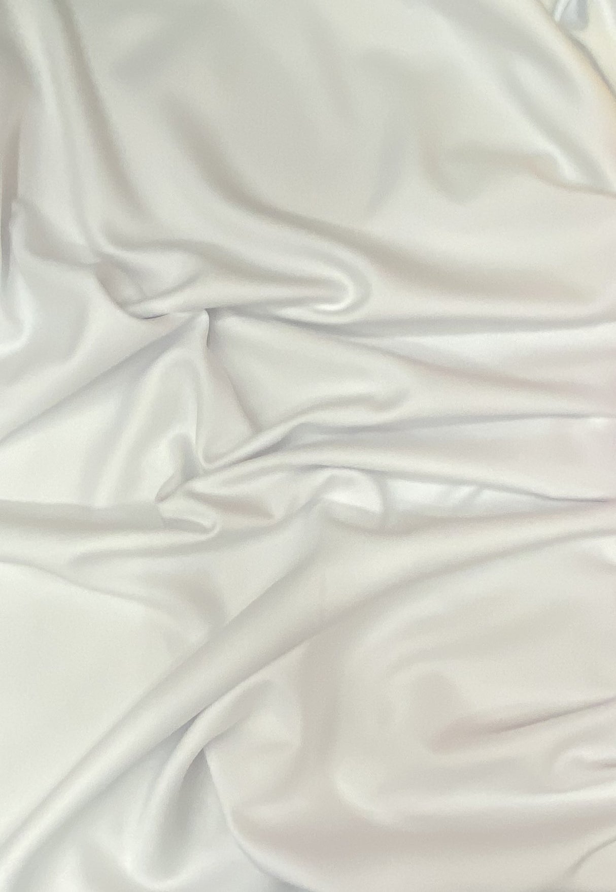 Gabardine Polyester Gabardine Fabric - White, 59/60" Width (1 Yard)