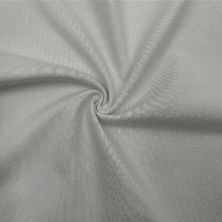 Cotton Jersey Fabric White 100% USA Cotton