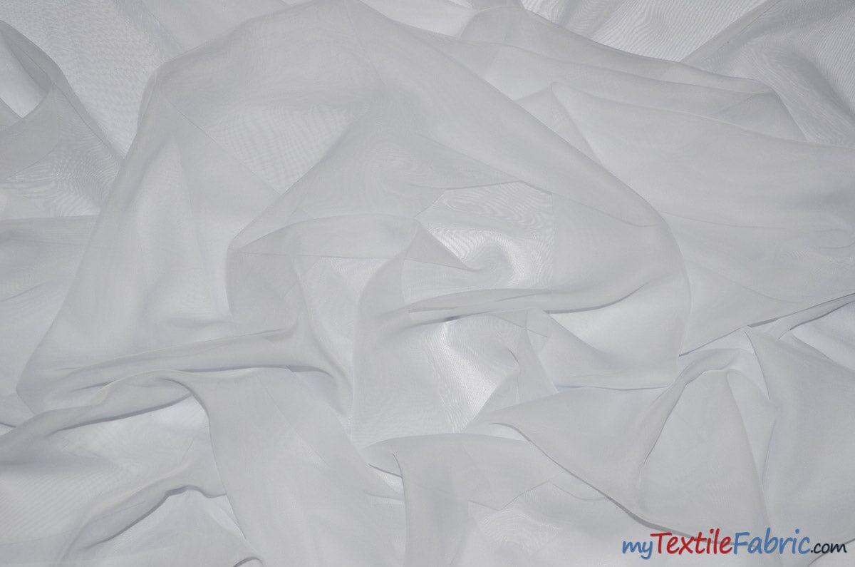 Two Tone Chiffon Polyester Fabric - Iridescent Sheer, 58/60" Width, Multiple Colors (Yards, Bolts, Sample Swatch)