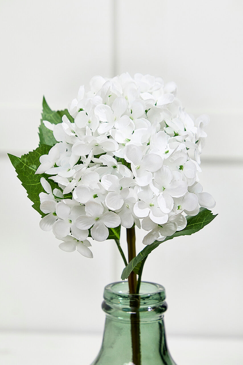22" Hydrangea Spray - White