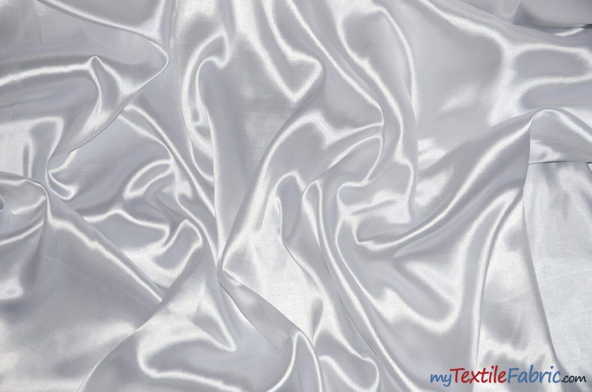 Silky Soft Medium Satin Polyester Fabric - Solid, 58/60" Width (70 Yard Bolt)