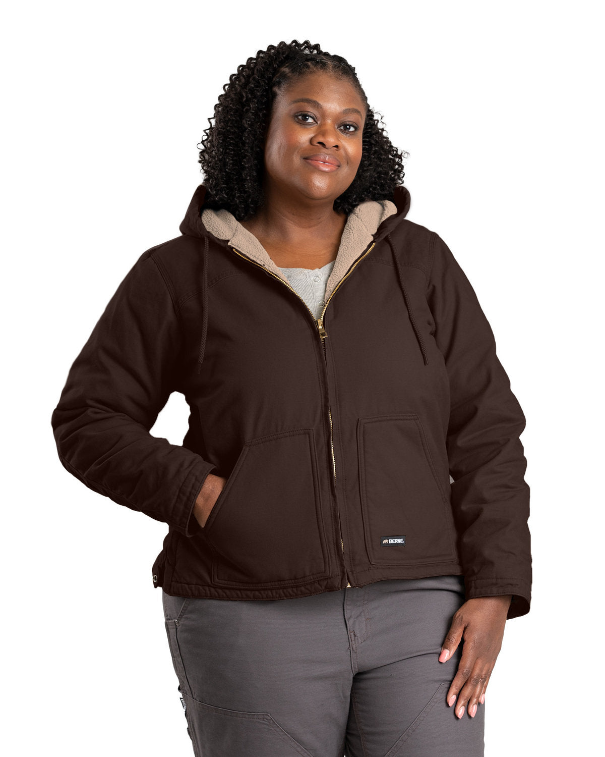 Ladies' Softstone Hooded Coat