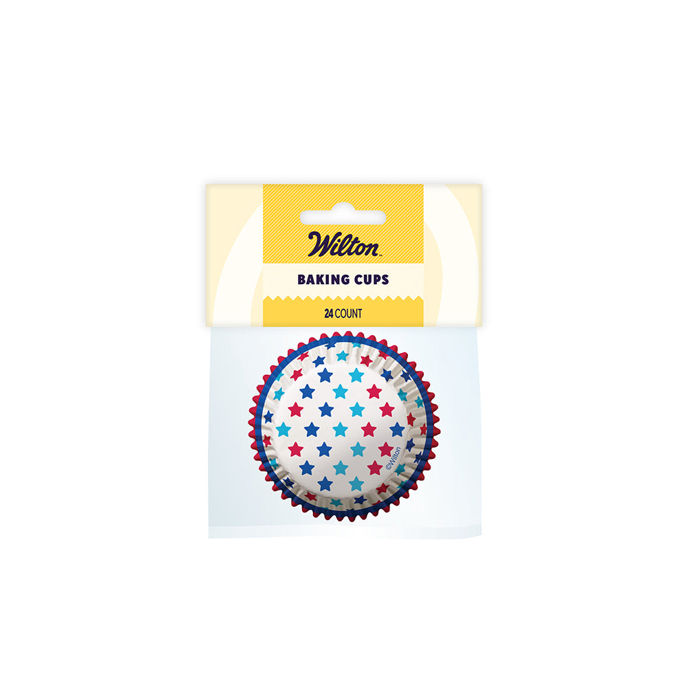 Wilton Patriotic Standard Baking Cups, Pack of 24