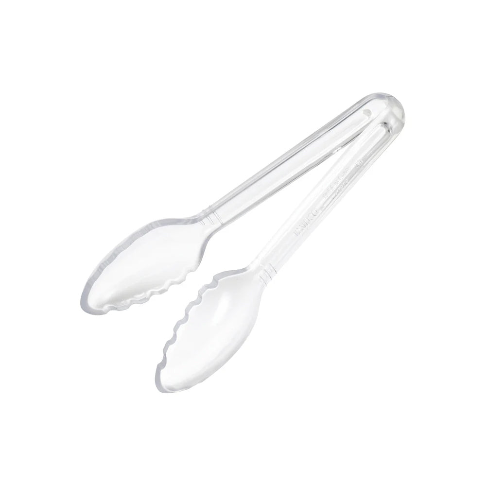 Winco Clear Serving Tongs, 6"