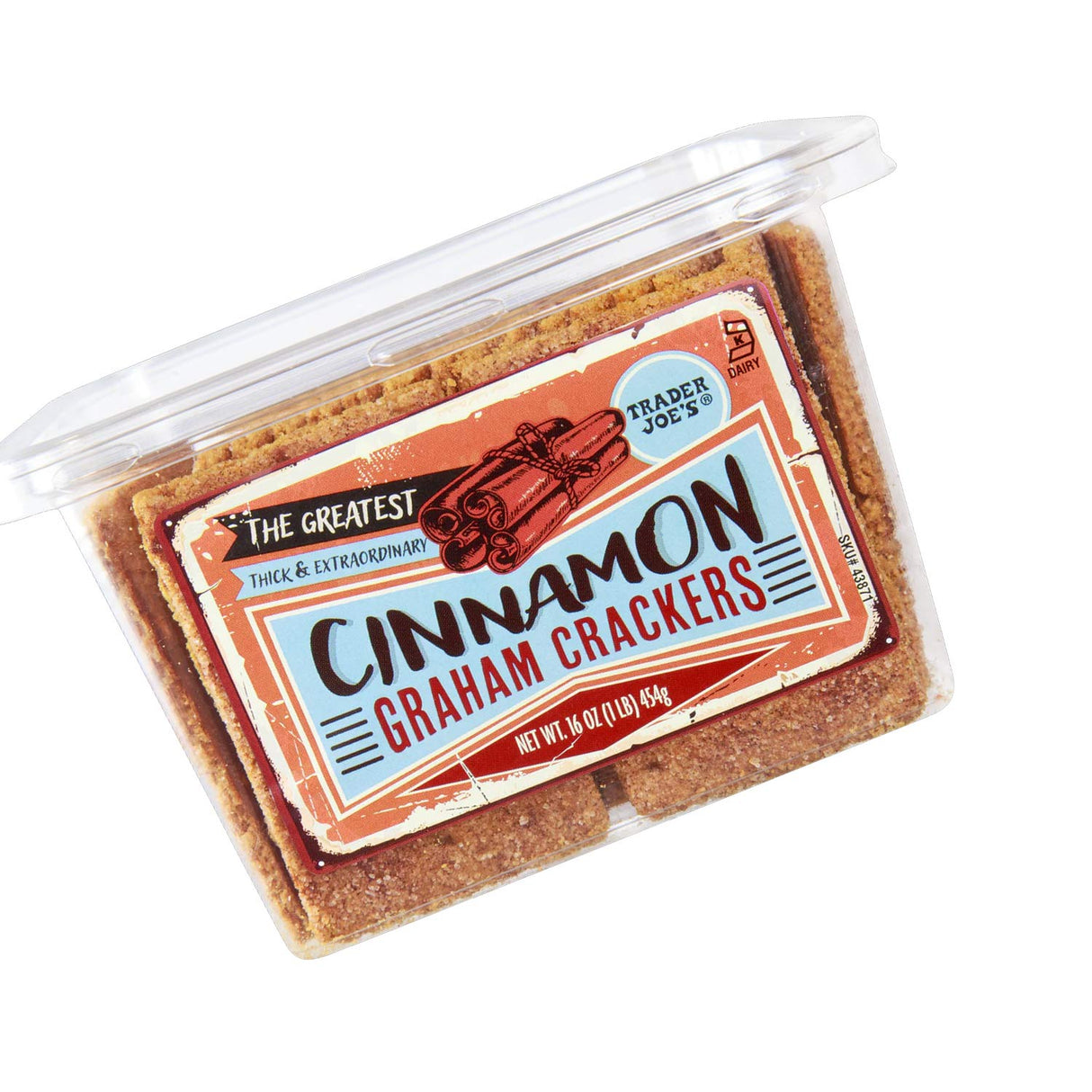 Trader Joe’s Cinnamon Graham Crackers Perfect for Snacking16 Oz