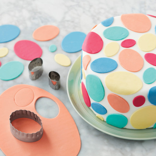 Wilton Nesting Oval Egg Fondant Cutters, 6-Count
