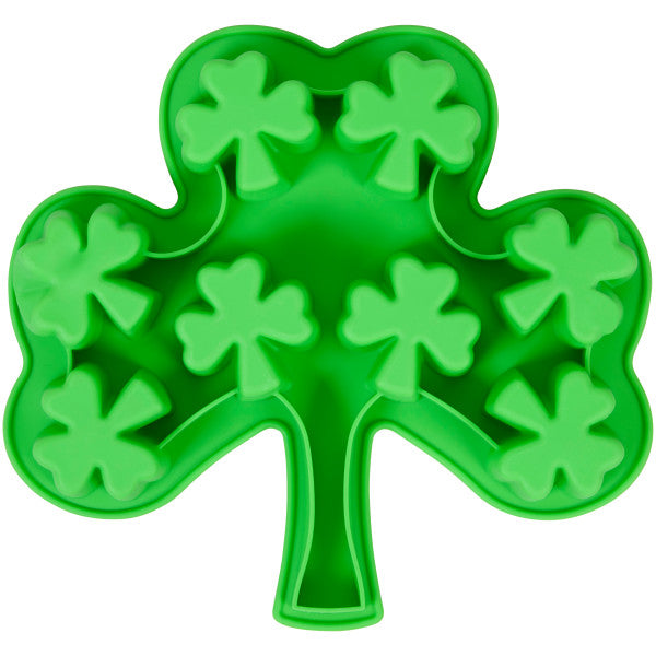 Wilton Mini Shamrock Silicone Mold, 8-Cavity