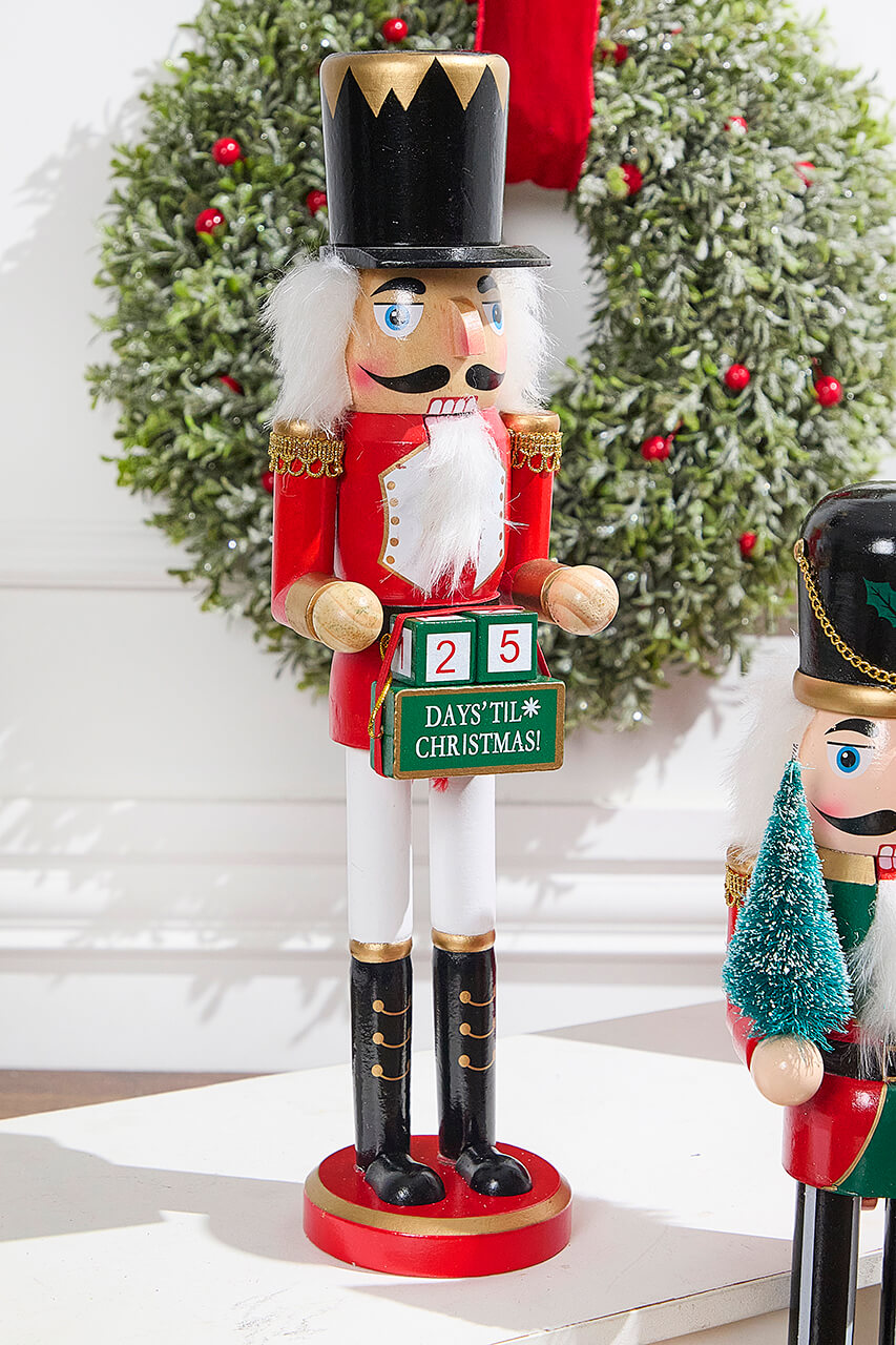 15" Wood Nutcracker