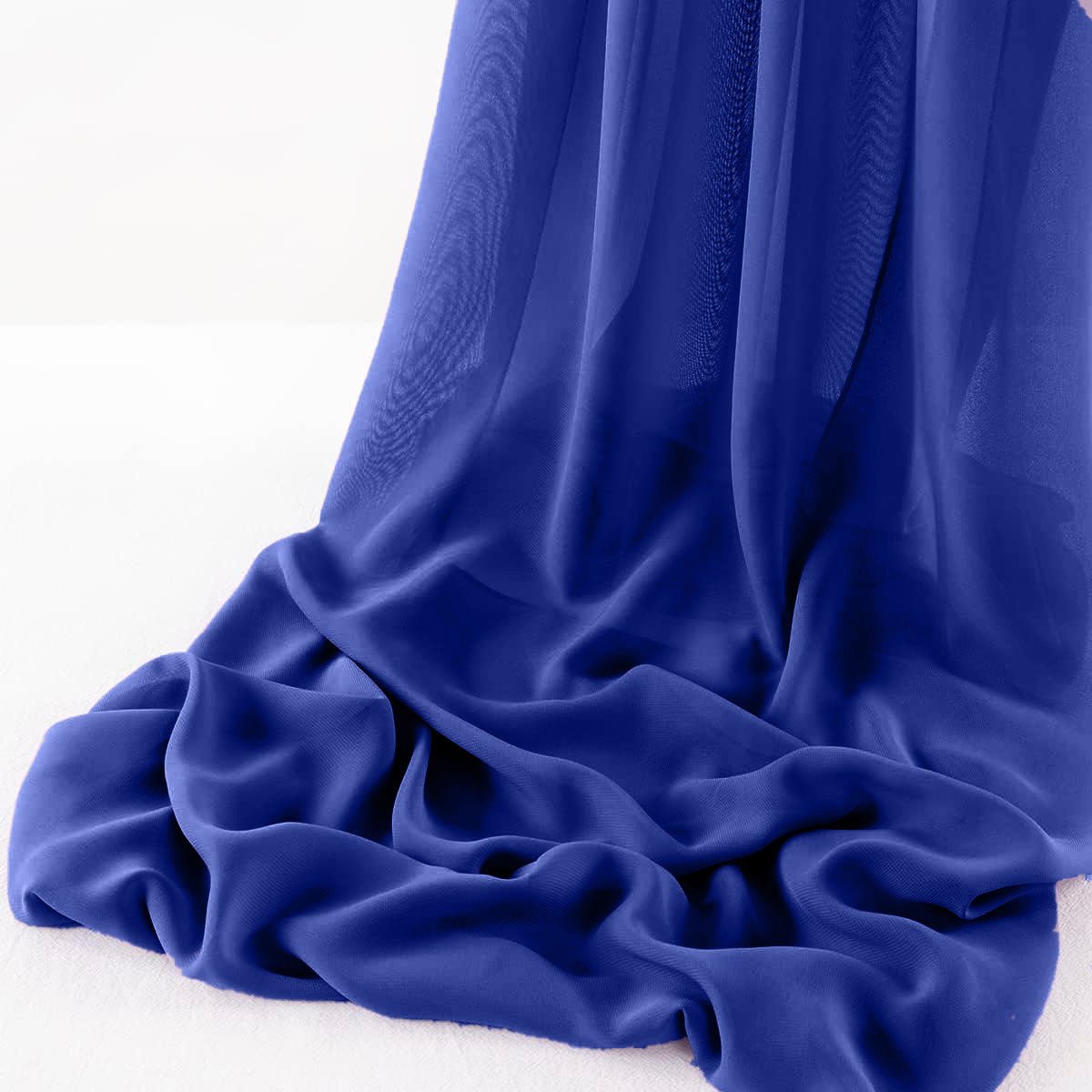 Wool Dobby Chiffon Fabric - Sheer Table Runner, 29" Width X 108" Length (1 Runner)