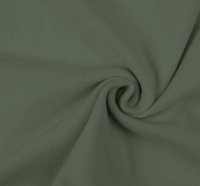 Wool Dobby Polyester Fabric - Olive, 58/60" Width