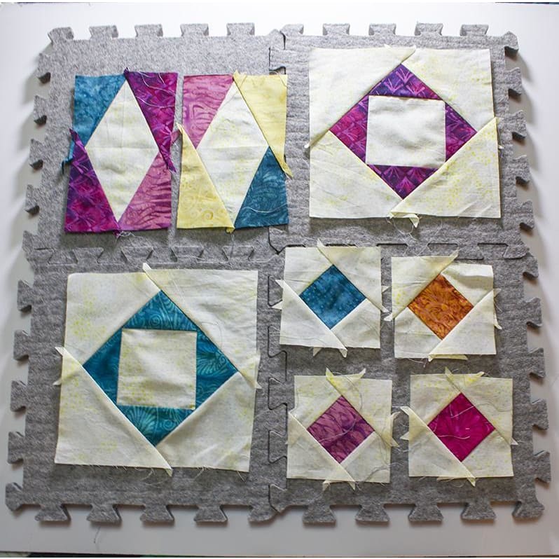 Wool Press 'N Lock Tiles Wool Fabric - 10" X 10" Interlocking Pressing Tiles (1 Tile)