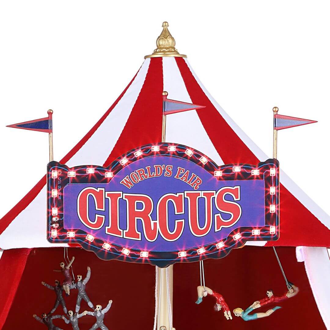 12" Mr. Christmas 90th Anniversary World's Fair Big Top Circus