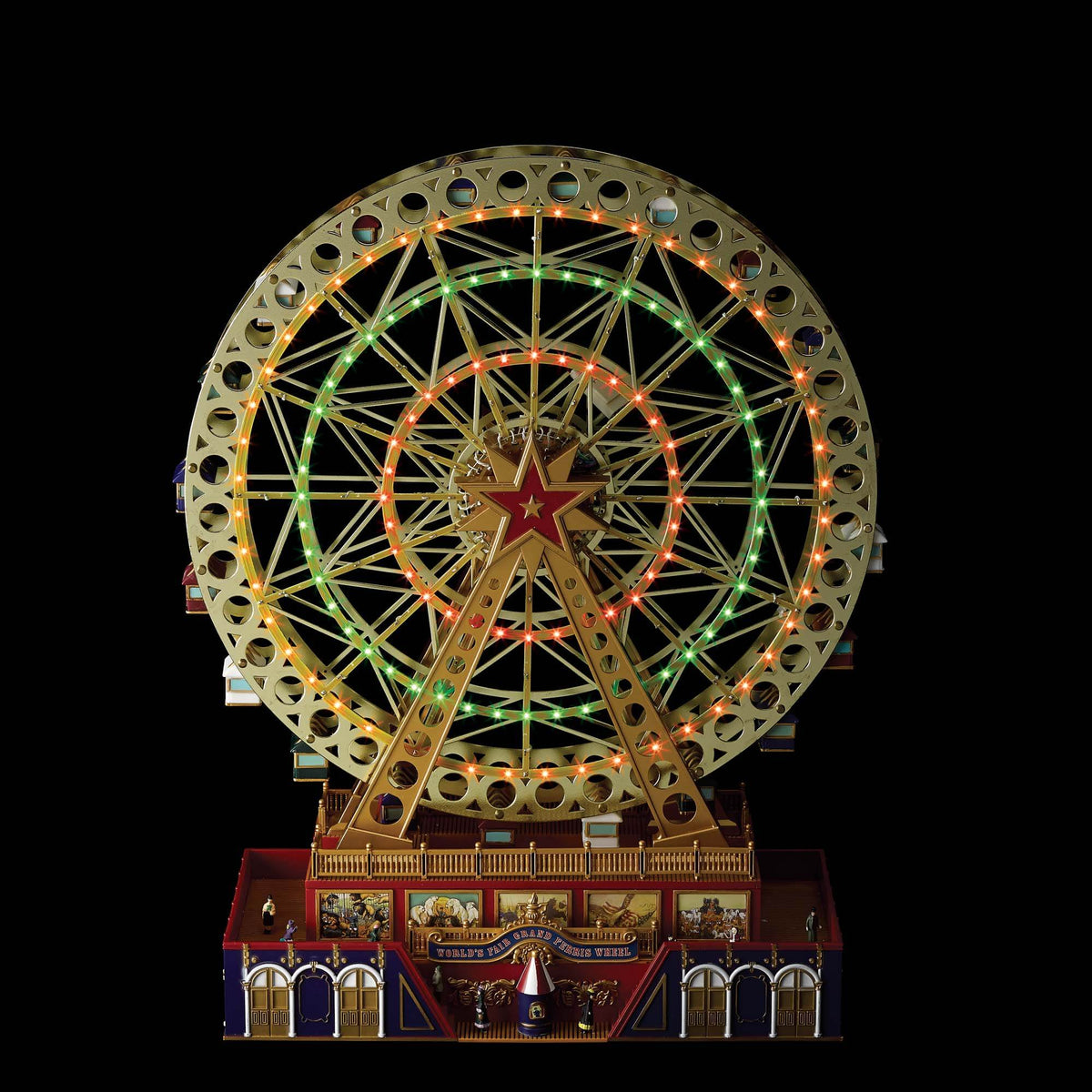 15" Mr. Christmas Animated World's Fair Grand Ferris Wheel