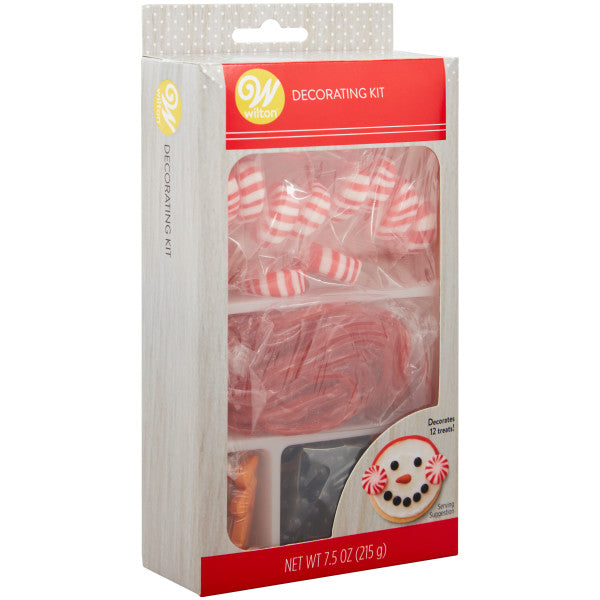 Wilton Winter Snowman Cookie or Cupcake Decorating Kit, Decorates 12