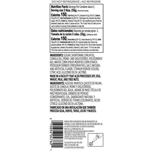 Wilton Ready-to-Use White Icing Tube – 4.25 oz.