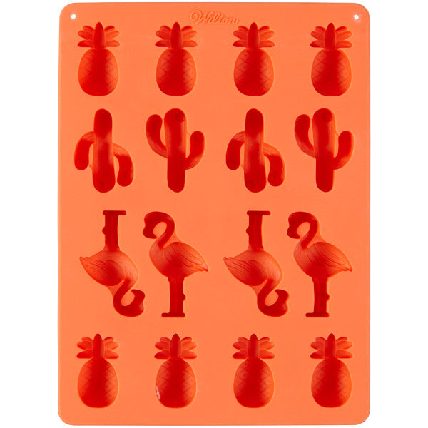 Wilton Silicone Tropical Candy Mold, 16-Cavity