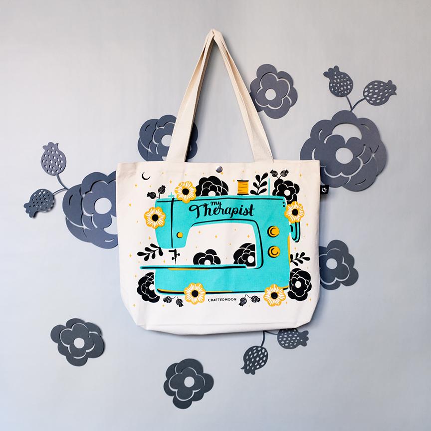 Organic Cotton Canvas Tote Bag by CraftedMoon
