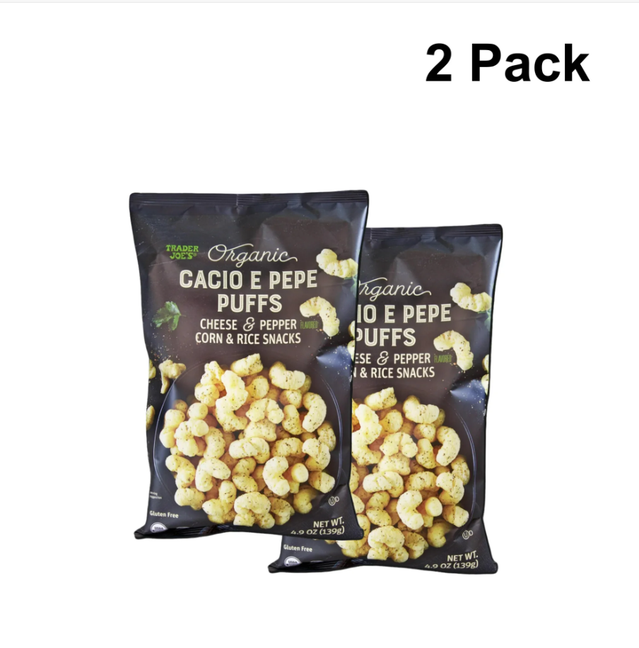 Trader Joe’s Enjoy Organic Cacio e Pepe Puffs