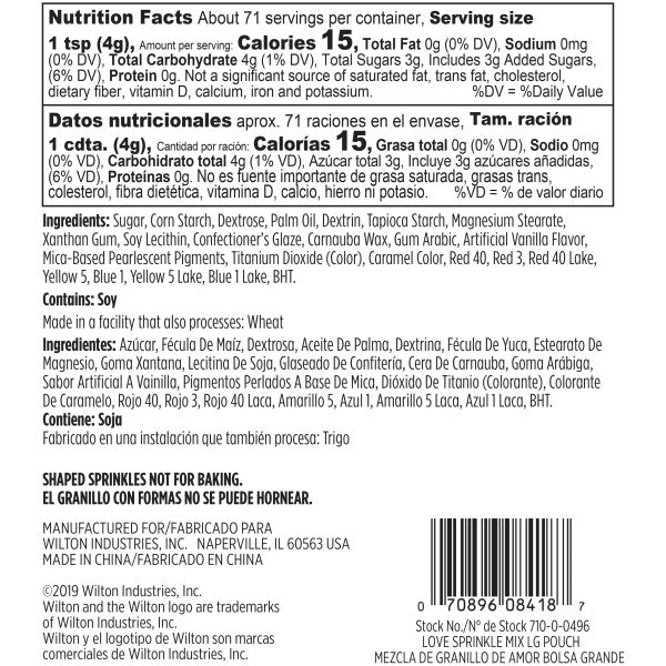 Wilton Hearts and Arrows Love Sprinkles Mix – 10 oz.