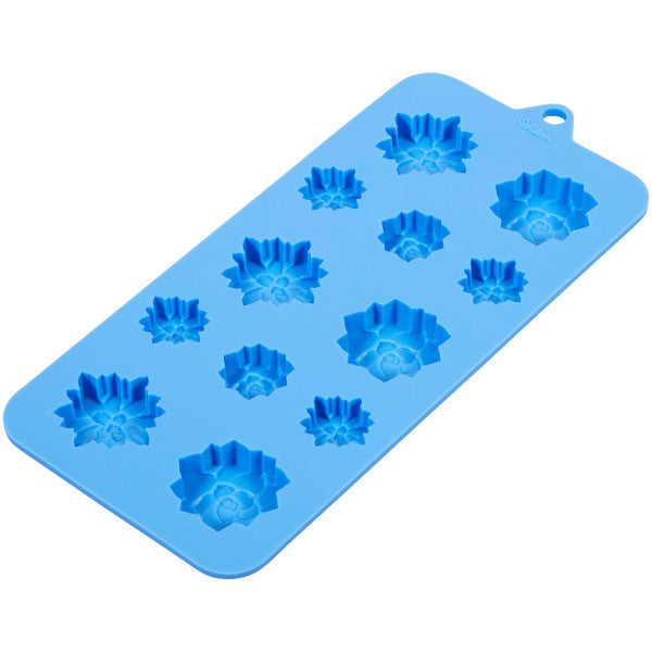 Wilton Silicone Succulents Blue Candy Mold, 12-Cavity