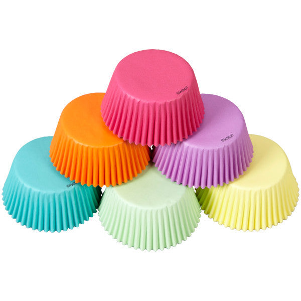 Wilton Pastel Rainbow Cupcake Liners, 150-Count
