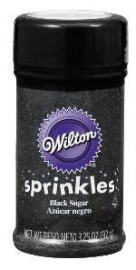 Wilton Black Sanding Sugar Sprinkles, 3.25 oz.