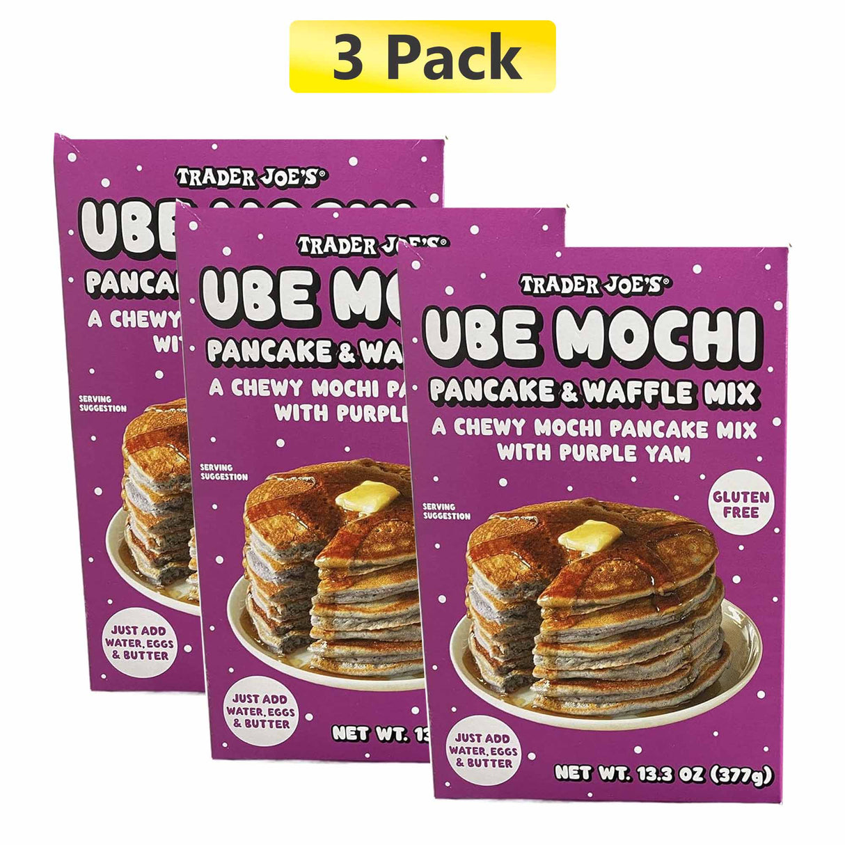 Trader Joe's Ube Mochi Pancake & Waffle Mix, 13.3 oz