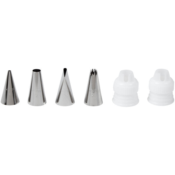 Wilton Cake Decorating Set with Piping Tips, Decorating Bags, Couplers and Instructions, 18-Piece